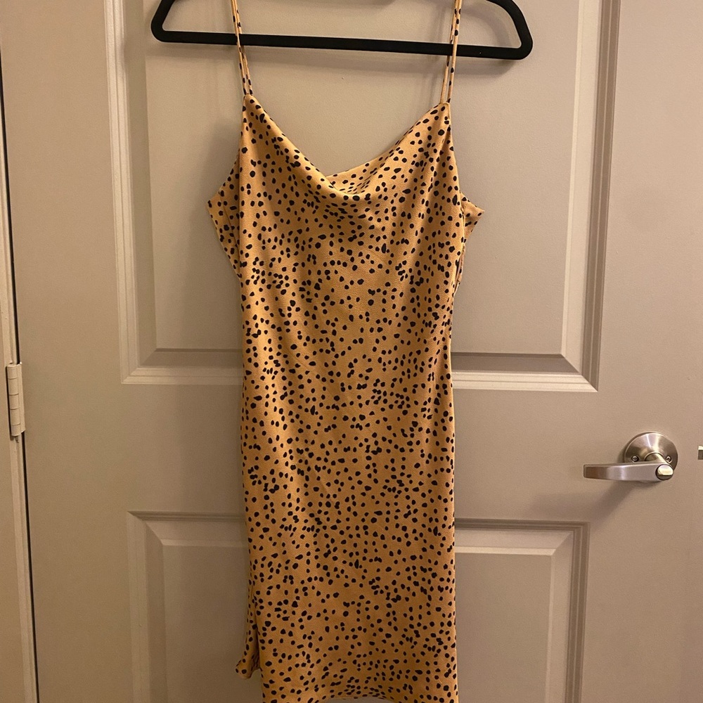 Printed mini dress